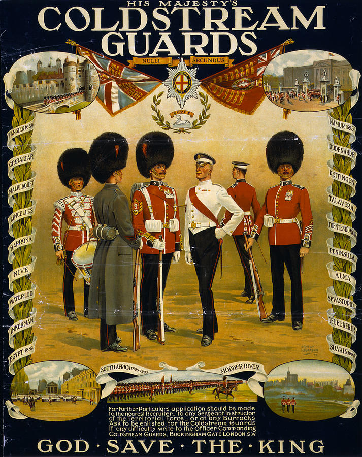 Coldstream Guards, 1914 Painting by Granger