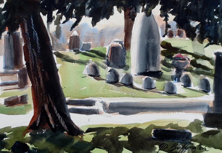 Cole Porter Burial Site Painting by JULES Buffington - Fine Art America