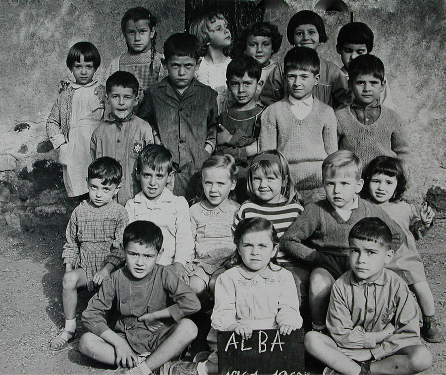 Colette in Preschool Class in Alba France Photograph by Colette V Hera Guggenheim