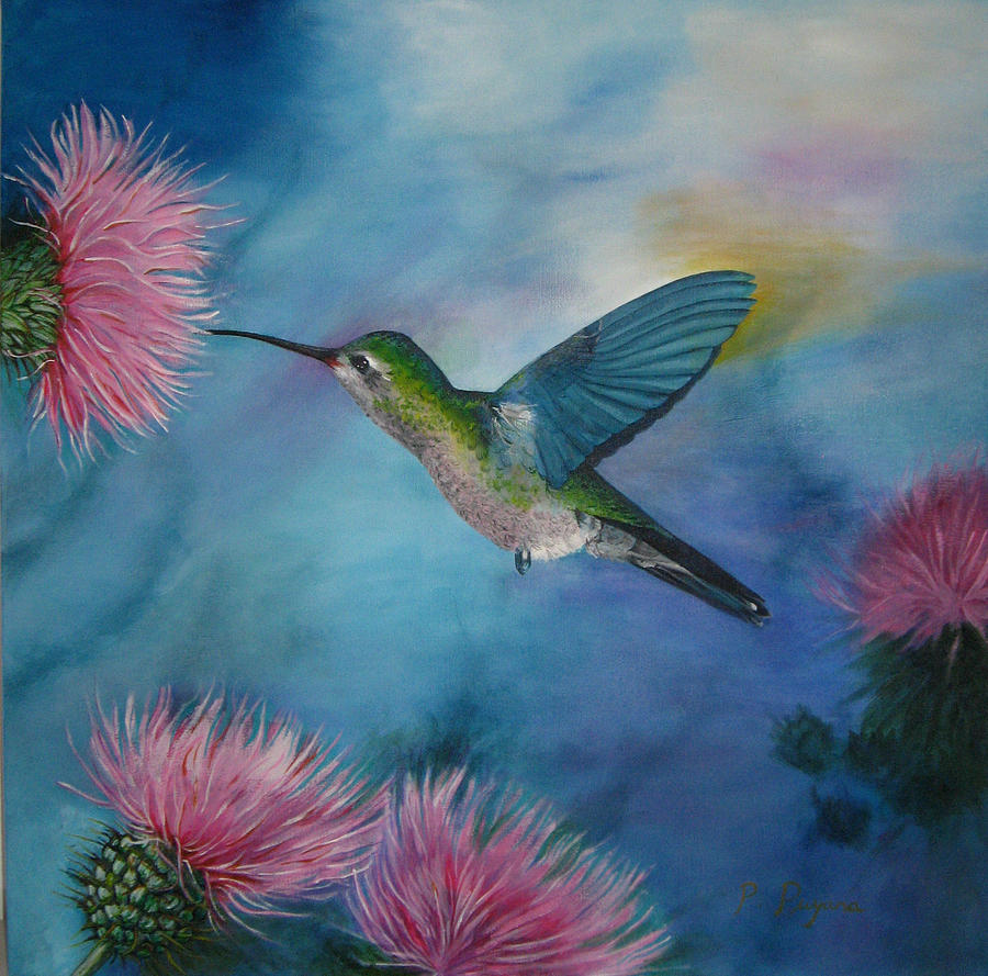 Colibri Painting by Pilar Puyana - Fine Art America