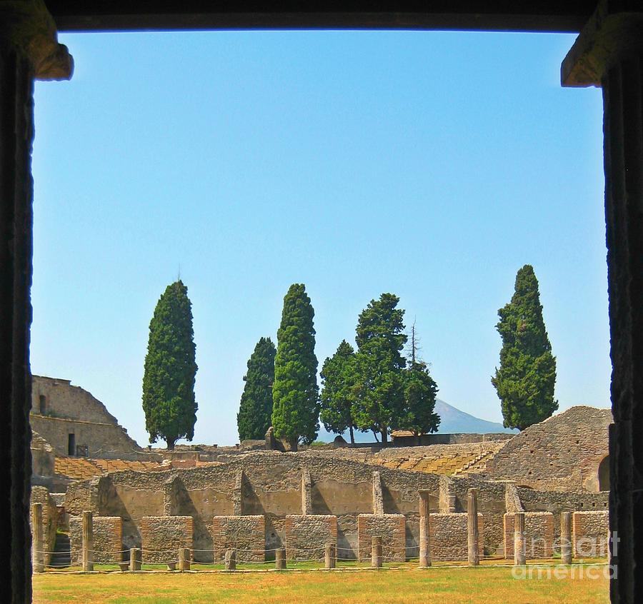 Coliseum at Pompeii Photograph by John Malone - Fine Art America