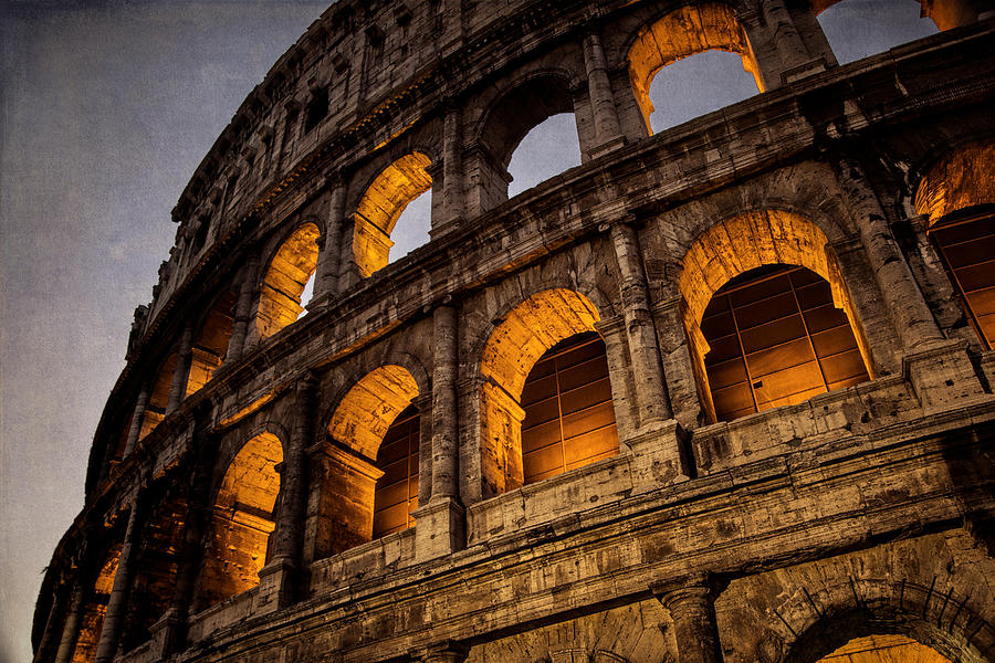 Colosseum Dawn Photograph by Joan Carroll