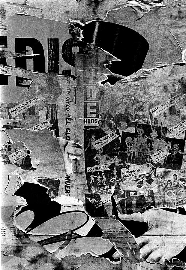 Collage circus acts US Mexico border town Juarez Chihuahua Mexico 1968 Photograph by David Lee Guss