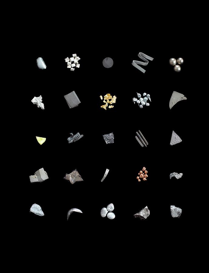 Collection Of Elements Photograph by Science Photo Library