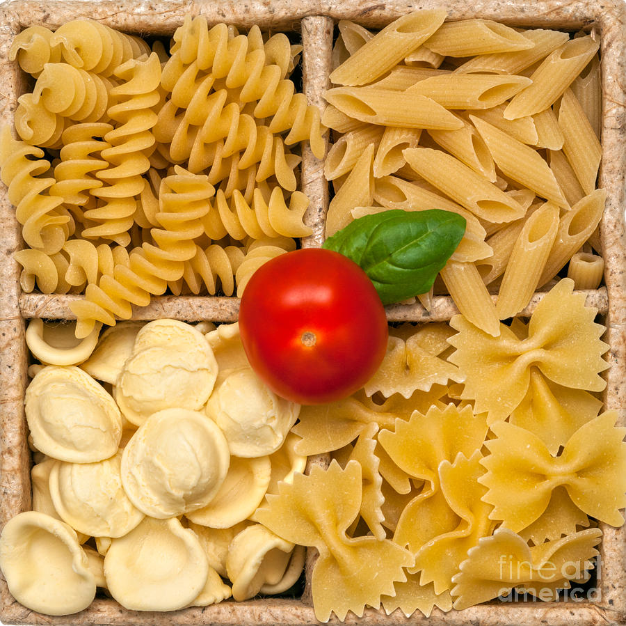 Collection of Italian Pasta  Photograph by Luciano Mortula