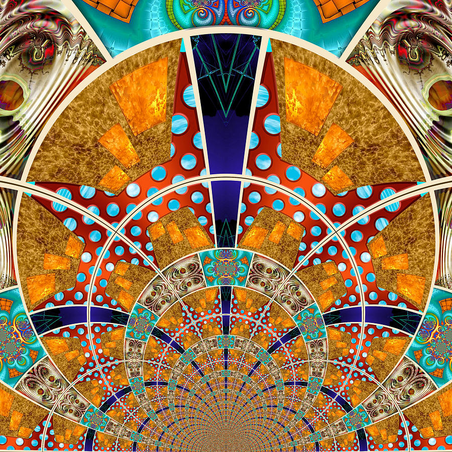 Abstract Digital Art - Collective 01 of 26 by Wendy J St Christopher