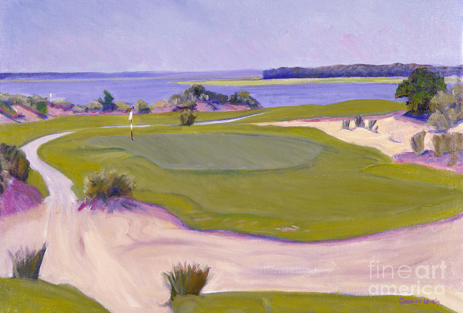 Colleton River Golf Painting by Candace Lovely