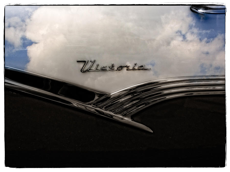Ford Victoria Cloud Reflections Collector Car  Photograph by Roxy Hurtubise