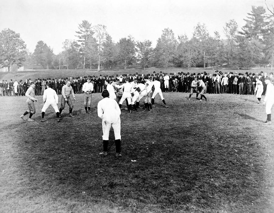 College Football, 1889 Photograph by Granger