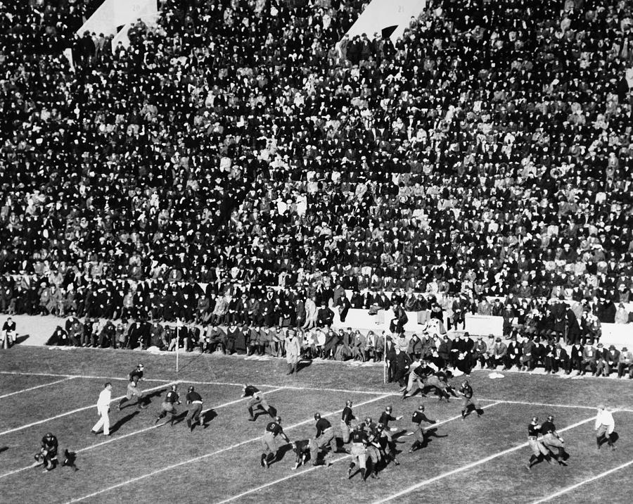 College Football Game, 1921 Photograph by Granger