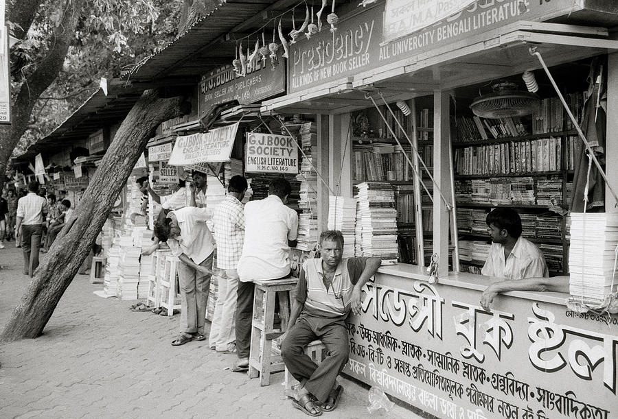 College Street In Calcutta  Photograph by Shaun Higson