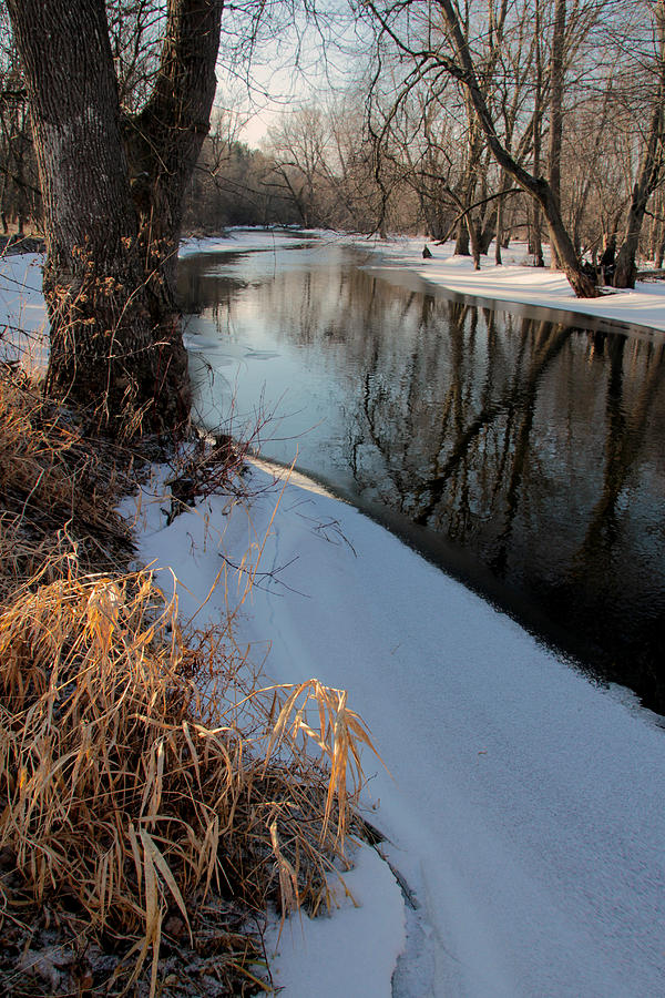 Collins Creek in Winter 11 Photograph by Jim Vance