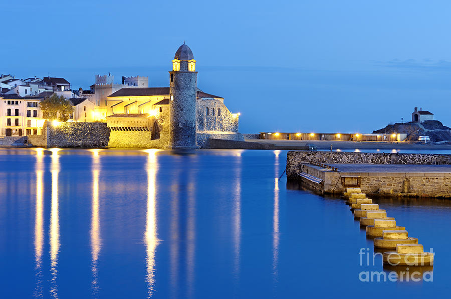 Collioure Harbour France Photograph by Jean Gill