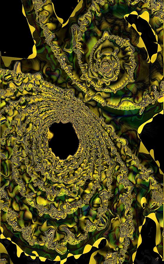 Cut Cabbage Digital Art by Ronald Bissett