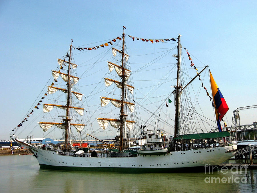 Colombian Flagship Gloria 1 #1 Photograph by Ann Johndro-Collins