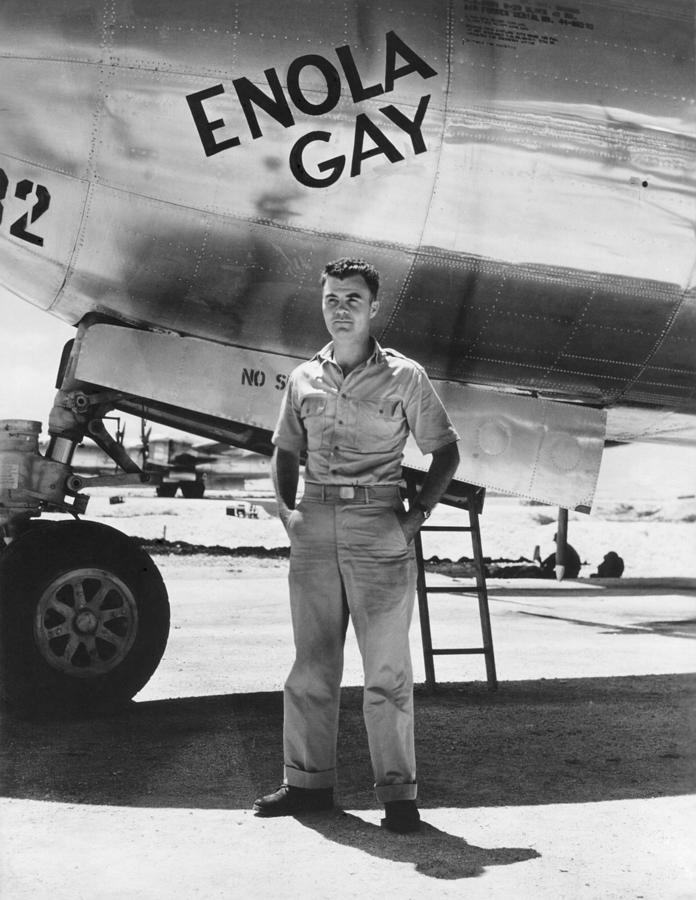 Portrait Photograph - Colonel Paul Tibbets, Pilot Of B-29 by Everett