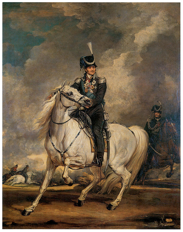 James Ward Painting - Colonel Platoff on his Charger by James Ward