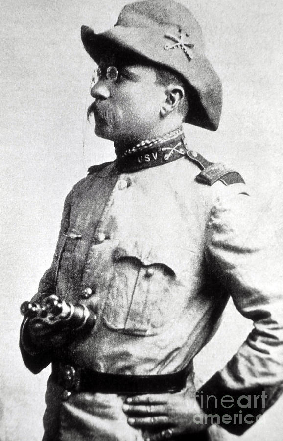 Colonel Theodore Roosevelt 1898 Photograph by NPS Photo