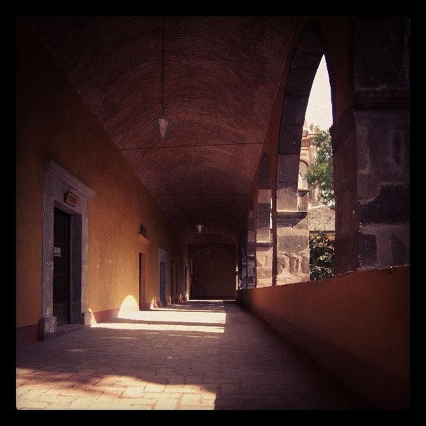 Miguel Photograph - #colonial #architecture #convent #hall by Joe Giampaoli