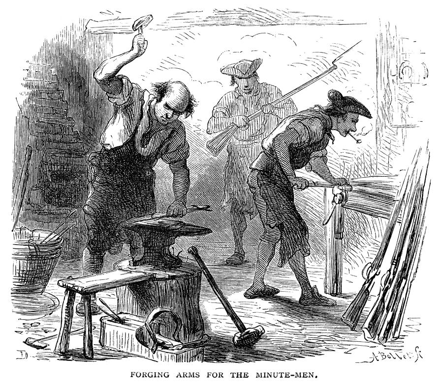 colonial blacksmith clip art