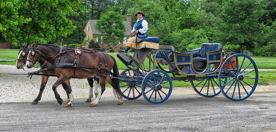 Colonial Carriage Photograph by Dave Mills