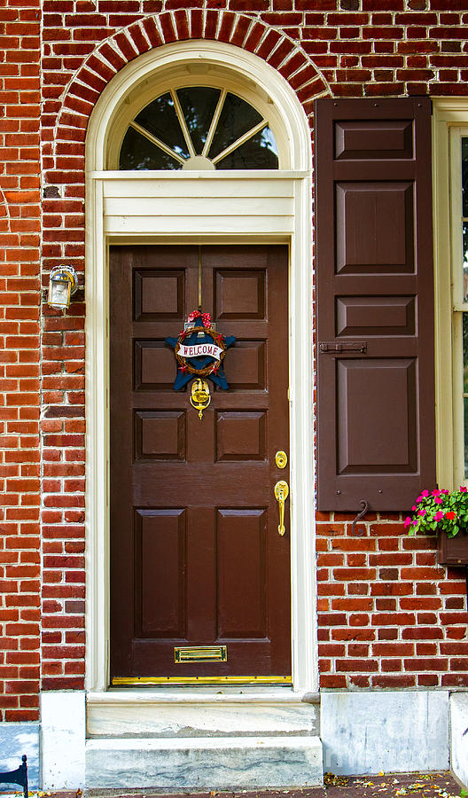 Colonial Door  Photograph by Jerry Fornarotto