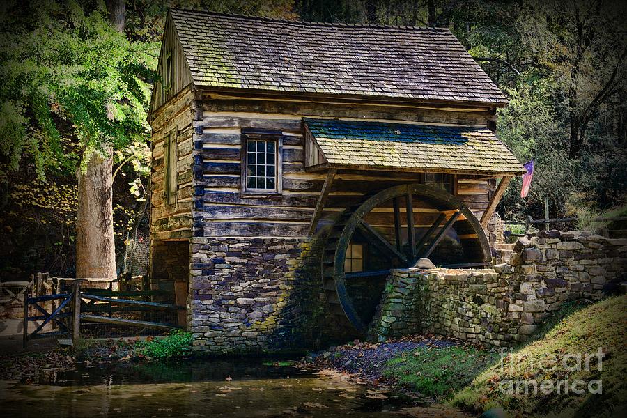Colonial Grist Mill Photograph by Paul Ward - Pixels