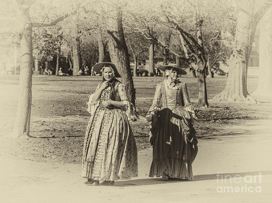 Colonial Ladies I Photograph by Terry Rowe