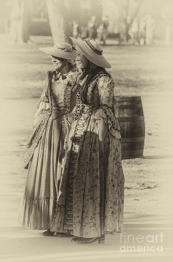 Colonial Ladies IV Photograph by Terry Rowe