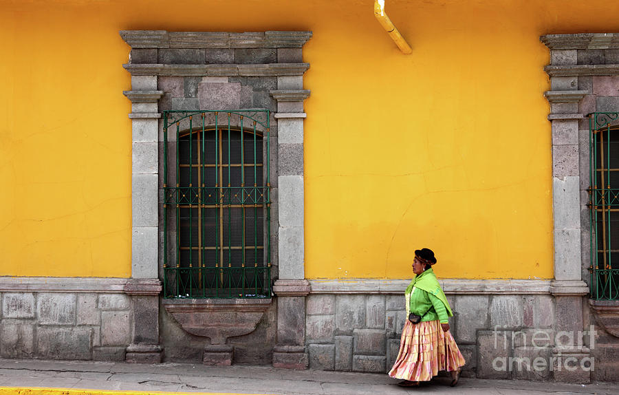 Colonial Puno Peru Photograph by James Brunker