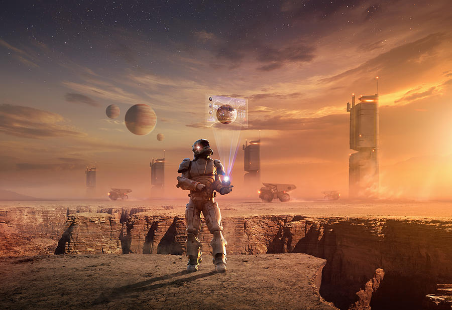Colonizing Mars Photograph by Colin Anderson Productions pty ltd