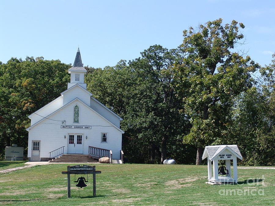 Colony Baptist Church Photograph by Kathryn Cornett