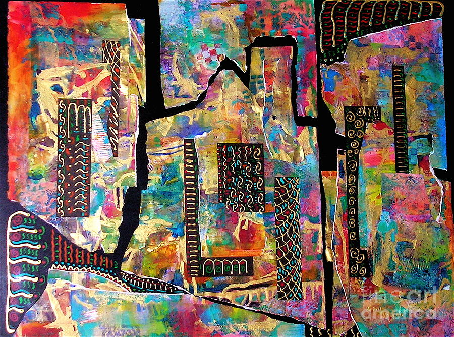 Color Abounds Mixed Media by Genie Morgan