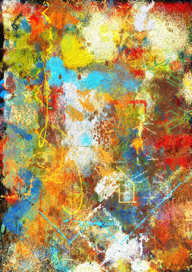 Color Burst #1 Painting by Sandy MacGowan