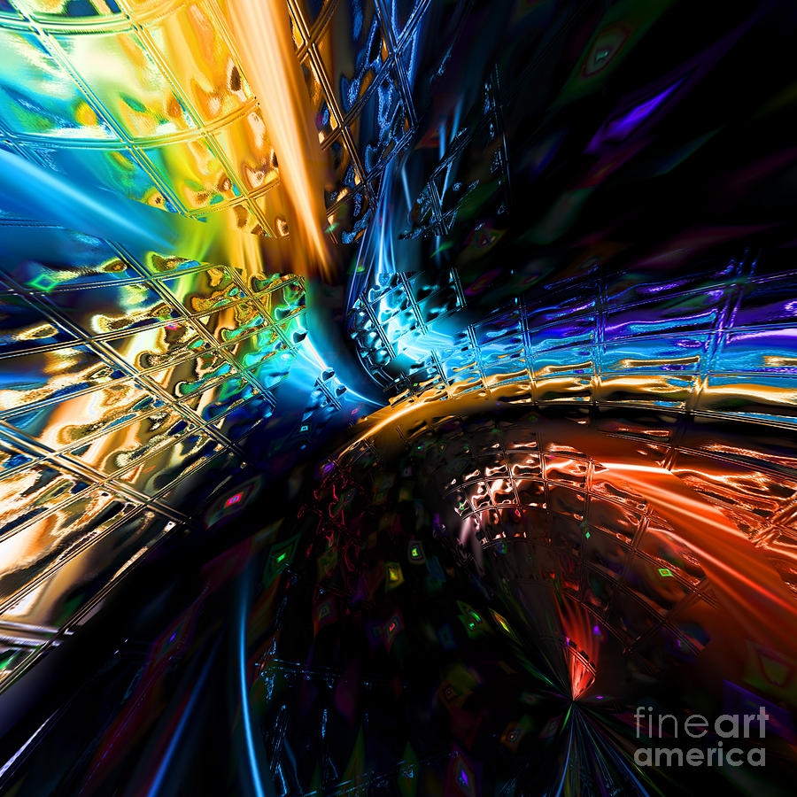 Color Collision  Digital Art by Margie Chapman