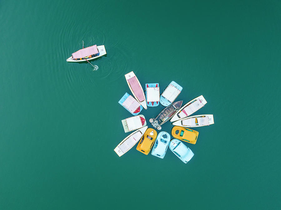 Boat Photograph - Color Dream by Zhou Chengzhou