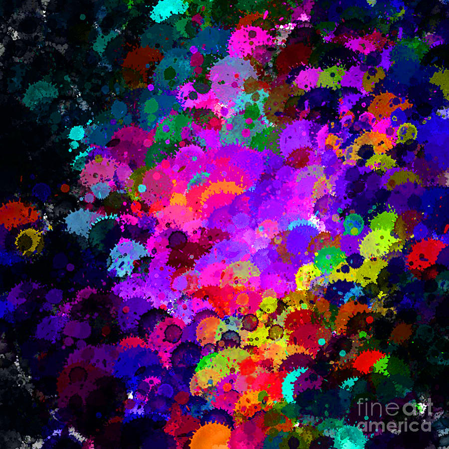 Color Drops Digital Art by Gayle Price Thomas
