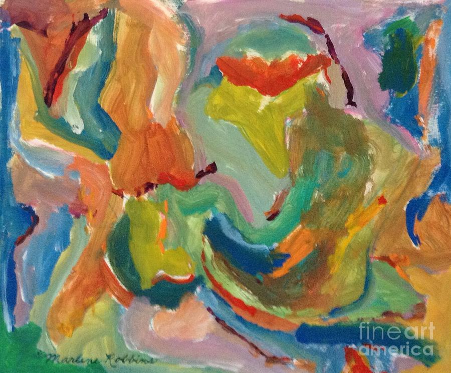 Color Energy Painting by Marlene Robbins