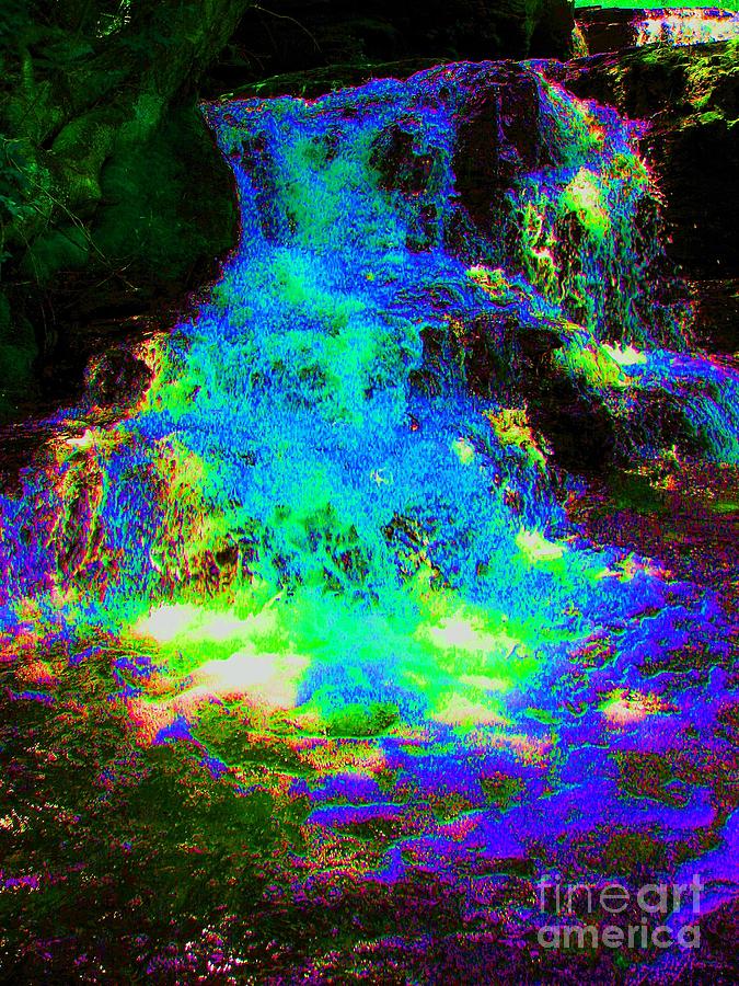Color - Falls Photograph by Susan Carella