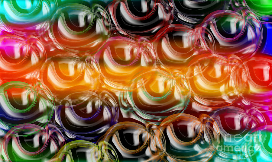 Color Frenzy 2 Digital Art by Andee Design