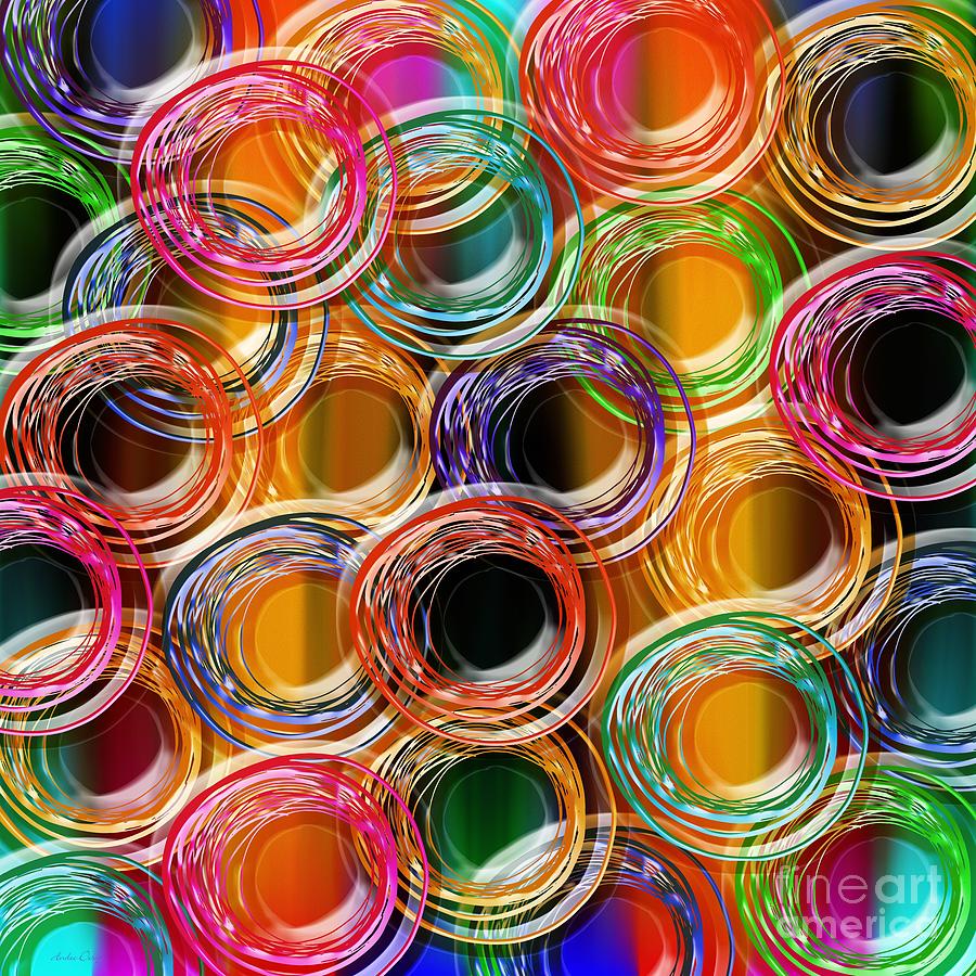 Color Frenzy 6 Mixed Media by Andee Design