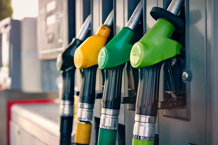 Color gasoline, diesel, pumps Photograph by Sol de Zuasnabar Brebbia