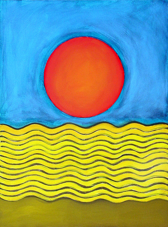 Sun Painting - Color Geometry - Whole by Carolyn Goodridge