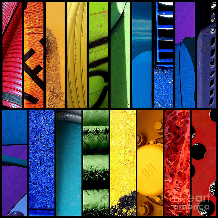 Rainbow Colors Photograph - Color My World by Marlene Burns