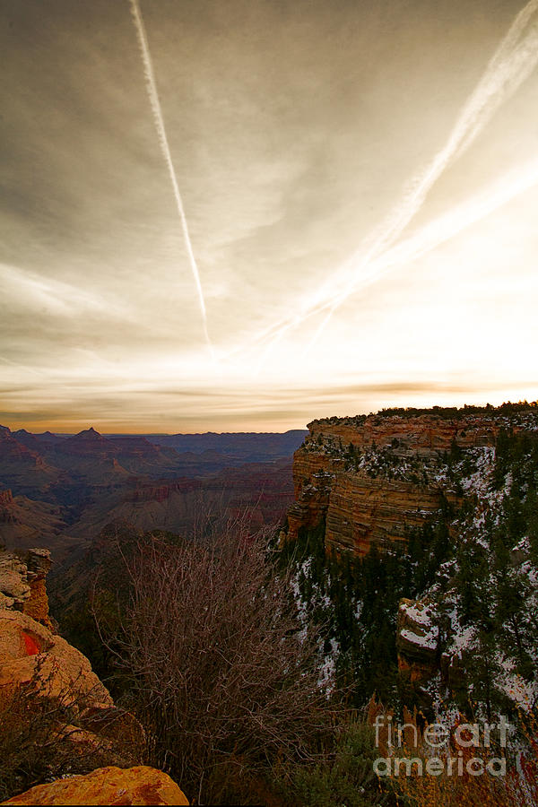 Color of the Grand Canyon South Rim V6 Photograph by Douglas Barnard