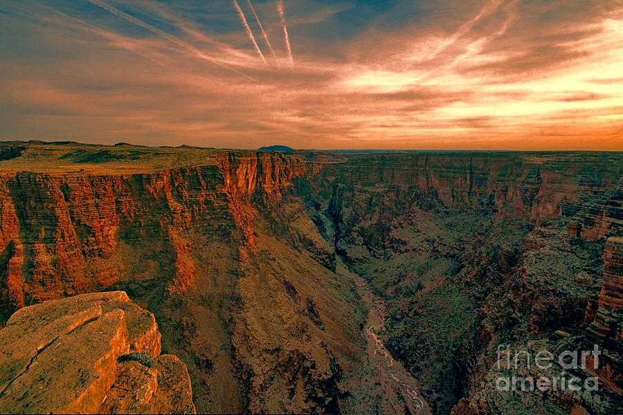 Color of the Grand Canyon South Rim V8 Photograph by Douglas Barnard