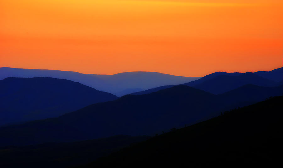 Color over the Mountains Photograph by Steve Hurt