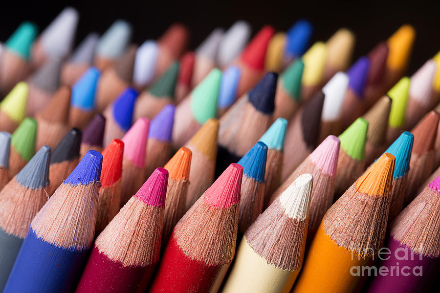Color Pencils 2 Photograph by Art Whitton