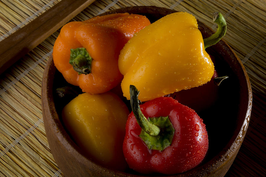 Color Peppers Photograph by Kevin Cable