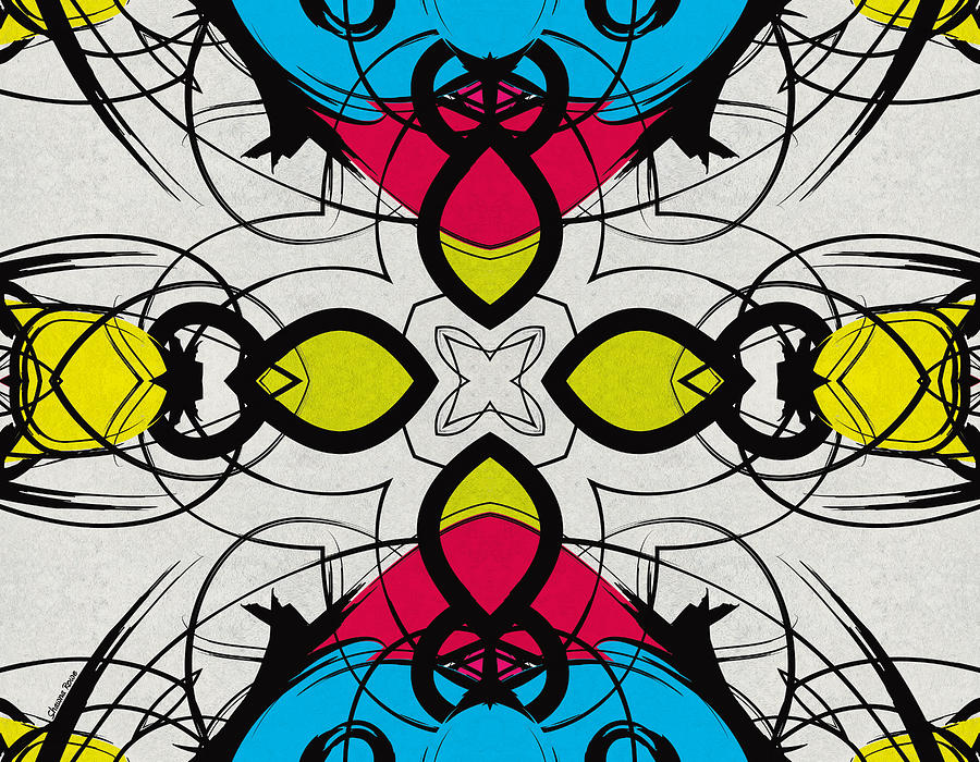 Color Symmetry 3 Digital Art by Shawna Rowe